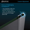 DreamLine Unidoor-X D32372L-06 Frameless Shower Door Enclosure