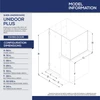 DreamLine Unidoor Plus SHEN-2429303430-01 Frameless Hinged Shower Door