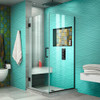 DreamLine SHEN-24300300F-09 The DreamLine Unidoor Plus is a frameless hinged shower door or enclosure that is perfectly designed for today’s contemporary trends. With modern appeal and sleek clean lines, the Unidoor Plus adds a touch of timeless