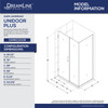 DreamLine Unidoor Plus Frameless Hinged Shower Door SHEN-24355340-06