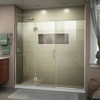 DreamLine D32414572L-04 The DreamLine Unidoor-X is a frameless shower door, tub door or enclosure that features a luxurious modern design, complementing the architectural details, tile patterns and the composition of your bath space. Unidoor-X
