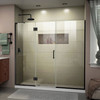 DreamLine Unidoor-X D3241472L-09 Frameless Shower Door Enclosure