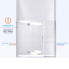 DreamLine Unidoor-X D3241472L-09 Frameless Shower Door Enclosure