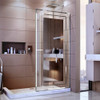 DreamLine D3234721M12-08 The DreamLine Linea Mira, part of the Platinum Linea collection, is a single panel, walk-in shower screen, with a modern and unique design on both sides. The full-length mirror effect makes this panel indispensable for
