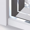 DreamLine Linea Mira D3234721M12-08 Single Panel Walk-In Shower Screen with Mirror Effect