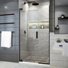 DreamLine SHDR-444014-06 The DreamLine Elegance Plus shower door combines frameless design with effortless performance to create a perfectly balanced, timeless look. Modern slim wall profiles complement the minimalist design and ensure that your