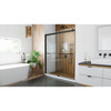 DreamLine Sapphire SHDR-6360762-09 Semi-Frameless Sliding Bypass Shower Door with Tempered Glass