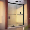 DreamLine SHDR-636076H-09 The DreamLine Essence-H is a semi-frameless sliding bypass shower or tub door with a modern, elegant design and a striking look. The Essence-H has thick tempered glass combined with sleek rollers for smooth gliding action.