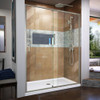 DreamLine SHDR22547200-04 The DreamLine Flex pivot shower door or enclosure has modern appeal and a semi-frameless design that is ideal for those that want the beauty of frameless glass, but have budget or design limitations. The versatile Flex model