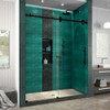 DreamLine SHDR61607620-09 The DreamLine Enigma-XO shower door, tub door or enclosure is the combination of elegance and style brought together within a modern and fully frameless design. The striking stainless steel hardware delivers a perfect mix of
