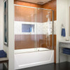 DreamLine SHDR22605800-04 The DreamLine Flex pivot shower door or enclosure has modern appeal and a semi-frameless design that is ideal for those that want the beauty of frameless glass, but have budget or design limitations. The versatile Flex model