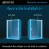 DreamLine Flex SHDR22605800-04 Semi-Frameless Pivot Shower Door