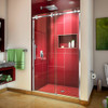 DreamLine SHDR-6548760-08 The DreamLine Enigma Sky frameless, sliding shower door or tub door has the ultimate combination of luxury and modern design. Striking stainless steel hardware delivers a perfect mix of exceptional quality and fresh urban
