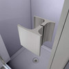 DreamLine Lumen SHDR-5334720-09 Semi-Framed Swing Shower Door with Integrated Hinges