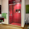 DreamLine SHDR-6548760-07 The DreamLine Enigma Sky frameless, sliding shower door or tub door has the ultimate combination of luxury and modern design. Striking stainless steel hardware delivers a perfect mix of exceptional quality and fresh urban
