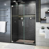 DreamLine SHDR-444622-04 The DreamLine Elegance Plus shower door combines frameless design with effortless performance to create a perfectly balanced, timeless look. Modern slim wall profiles complement the minimalist design and ensure that your