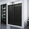 DreamLine SHDR-636076G-09 The DreamLine Essence frameless sliding bypass shower or tub door showcases a modern, elegant design with a striking silhouette. The Essence provides smooth gliding action with its sleek rollers without the significant