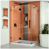 DreamLine Quatra Lux SHEN-1334460-01 Frameless Hinged Shower Enclosure