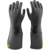 San Jamar 1506121 RUBBER GLOVE - 17PAIR;