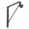National Hardware S822-092 Stanley Hardware 108BC Heavy Duty Shel and Rod Bracket in Oil Rubbed Bronze
