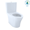 TOTO® Drake® Transitional Two-Piece Elongated 1.28 GPF Universal Height TORNADO FLUSH® Toilet with 10 Inch Rough-In and CEFIONTECT®, Cotton White - CST786CEFG.10#01