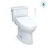 TOTO® Drake® Transitional 1.28 GPF Toilet Tank with WASHLET®+ Auto Flush Compatibility, Cotton White - ST786EA#01