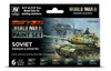 Acrylicos Vallejo VJP70202 MC: WWII: Set: Soviet Armour & Infantry