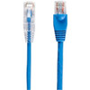 BLACK BOX CORPORATION C6APC28-BL-07 7FT BLUE CAT6A SLIM 28AWG PATCH CABLE 500MHZ UTP CM SNAGLESS