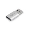ROCSTOR Y10A207-A1 USB-C FEMATE TO USB 3.0 TYPE A MALE ADAPTER WHITE