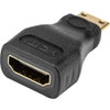 ROCSTOR Y10A226-B1 MINI HDMI TO HDMI M/F BLACK ADAPTER