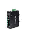 TRENDNET - BUSINESS CLASS TI-PE50 POE+ DIN-RAIL SWITCH 5PORT INDUSTRIAL FAST ETHERNET