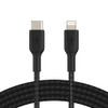 BELKIN - CABLES CAA004BT2MBK BOOST CHARGE BRAIDED USB-C TO LIGHTNING CABLE