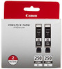 CANON - INK SUPPLIES 6432B004 PGI-250XL BLACK TWIN PACK