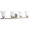 Progress Lighting 94201109 P2011-09 Adorn Collection 4-Light Vanity Fixture, Brushed Nickel