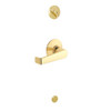 Schlage F59-ELA-605 F59 ELA 605 Elan Interior Lever with Deadbolt, Bright Brass (Interior Half Only)