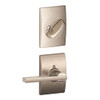 Schlage F59-LAT-619-CEN F59 LAT 619 CEN Century Collection Latitude Handleset Interior Lever, Satin Nickel (Interior Half Only)