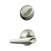 Schlage F59-JAZ-619 F59 JAZ 619 Jazz Interior Lever with Deadbolt, Satin Nickel (Interior Half Only)
