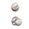 Schlage F59-GEO-625 F59 GEO 625 Georgian Interior Knob with Deadbolt, Bright Chrome (Interior Half Only)