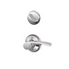 Schlage F59-MER-625-LH F59 MER 625 LH Merano Interior Left-Handed Lever with Deadbolt, Bright Chrome (Interior Half Only)
