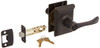 Schlage F51A-VLA-716-ADD F51A F Series Avila 716 ADD Addison Deco Rose Entry Door Lock Aged Bronze