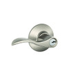 Schlage F51A-ACC-619 F51A ACC 619 Accent Keyed Lever, 1 Pack, Satin Nickel