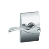 Schlage F51A-ACC-625-CEN F51A Acc 625 CEN F-Series Keyed Entry Lock, Zinc