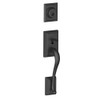 Schlage F58-ADD-622 F58 ADD 622 Addison Exterior Handleset with Deadbolt, Matte Black (Exterior Half Only)