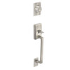 Schlage F58-CEN-619 F58 CEN 619 Century Exterior Handleset with Deadbolt, Satin Nickel (Exterior Half Only)