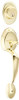 Schlage F58-PLY-605 F58 PLY 605 Plymouth Handleset Exterior, Bright Brass (Exterior Half Only)