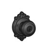 Schlage F51A-GEO-622-BRK F51A GEO 622 BRK Georgian Knob with Brookshire Trim Keyed Entry Lock, Matte Black