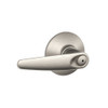 Schlage F40-JAZ-619 F40JAZ619 Jazz Privacy Lever, Satin Nickel