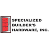 SPECIALIZED BUILDERS HARDWARE SB447-BLACK 1-3/4x8 RESTROOM SIGN WITH BRAILLE