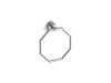 Kohler 369553 K- Pinstripe Bathroom Towel Ring, Polished Chrome