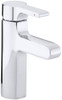 Kohler 50791 K- Singulier Single-Handle bathroom sink faucet, Polished Chrome